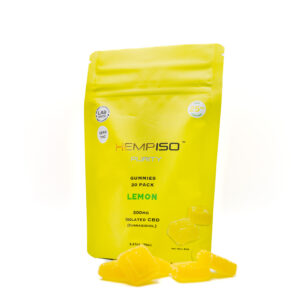 500mg Lemon CBD (Cannabidiol) Vegan Gummies [20 ct]