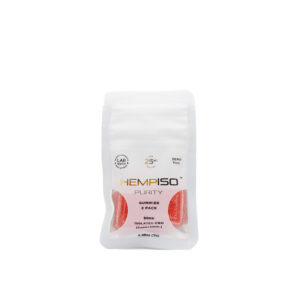 Sample Packet – Strawberry – 50mg CBD Vegan Gummy [2 ct]