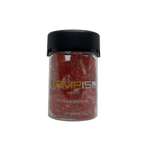 500mg Strawberry CBD (Cannabidiol) Vegan Gummies [20 ct]