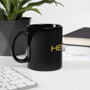 Black HempISO Glossy Mug