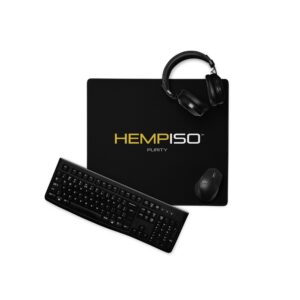 Black HempISO Gaming Mouse Pad