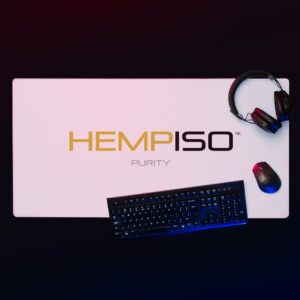 White HempISO Gaming Mouse Pad