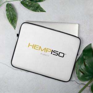White HempISO Laptop Sleeve