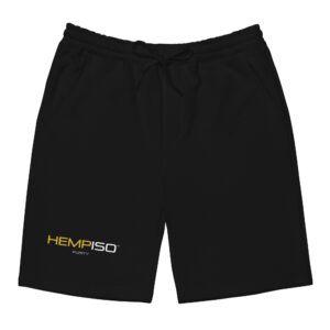 Black HempISO Men’s Fleece Shorts