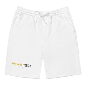 White HempISO Men’s Fleece Shorts